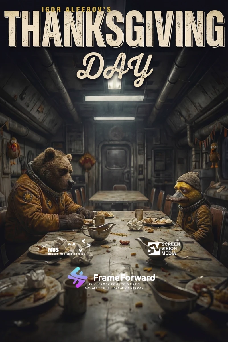 Thanksgiving Day festival poster